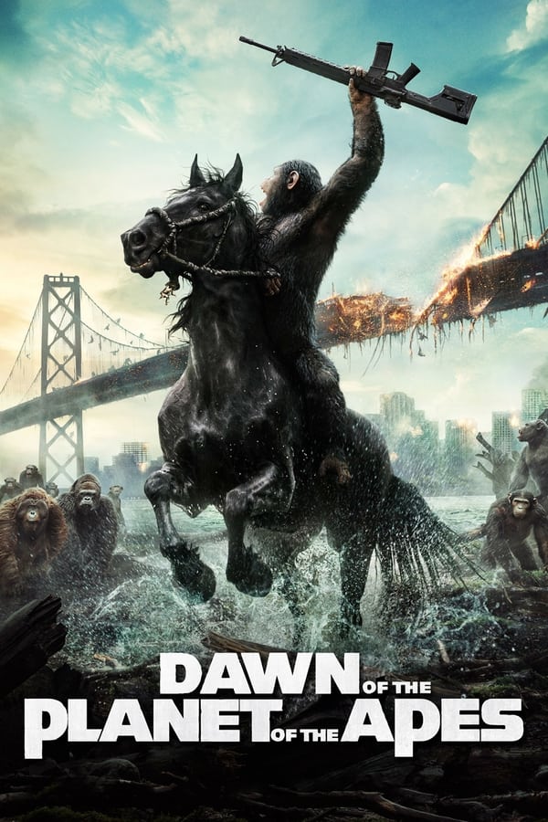Dawn of the Planet of the Apes (2014) Dual Audio {Hindi-English} BluRay 480p [400MB] | 720p [1.4GB] | 1080p [2.2GB]